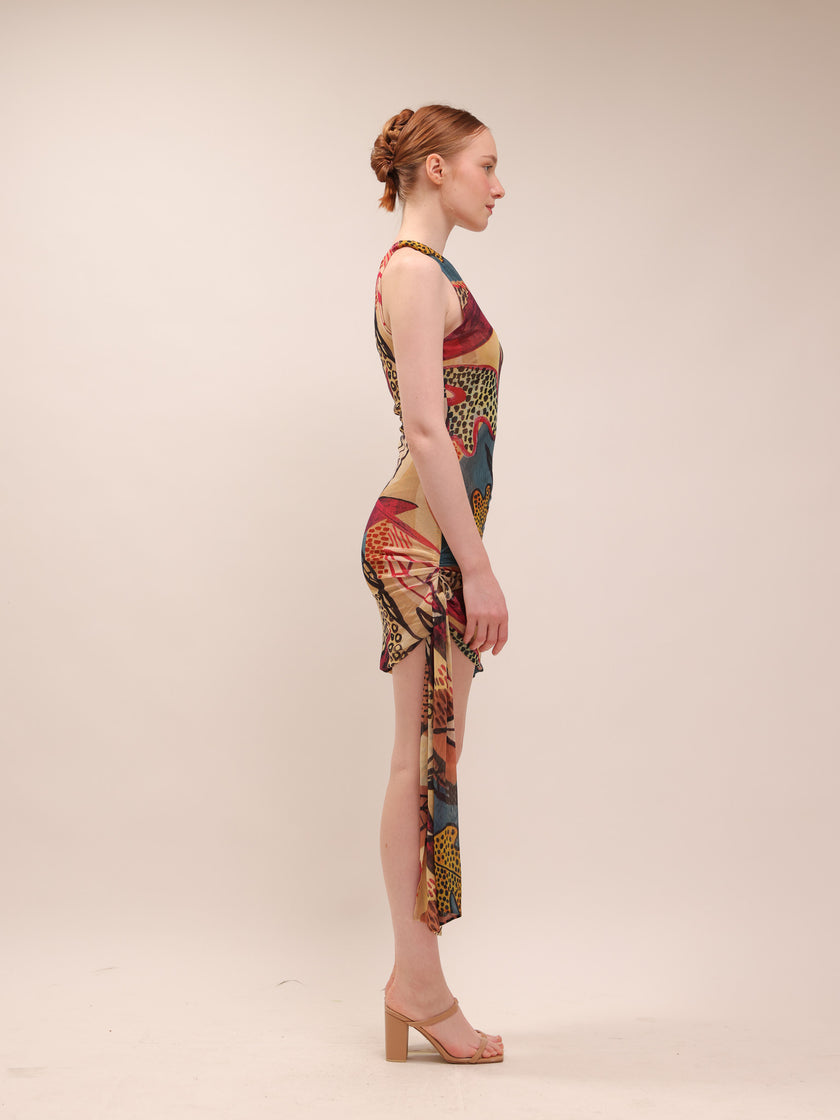 Phila One-Shoulder Mini Dress
