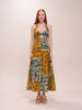 Archie Printed Linen Halter Dress