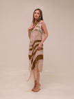 One Shoulder Tassel Dress