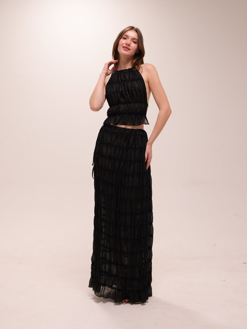Juliette Halter Set in Black
