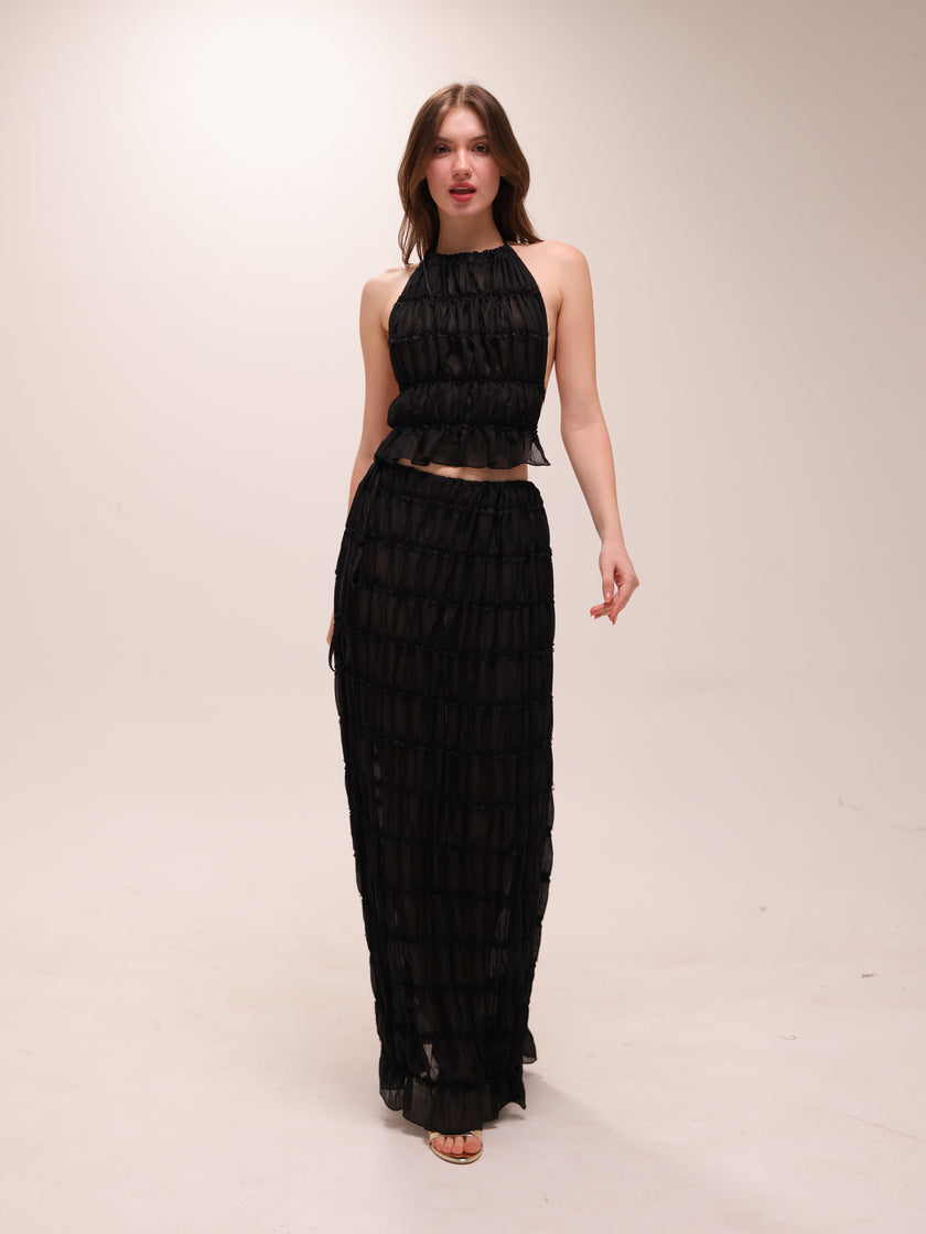 Juliette Halter Set in Black