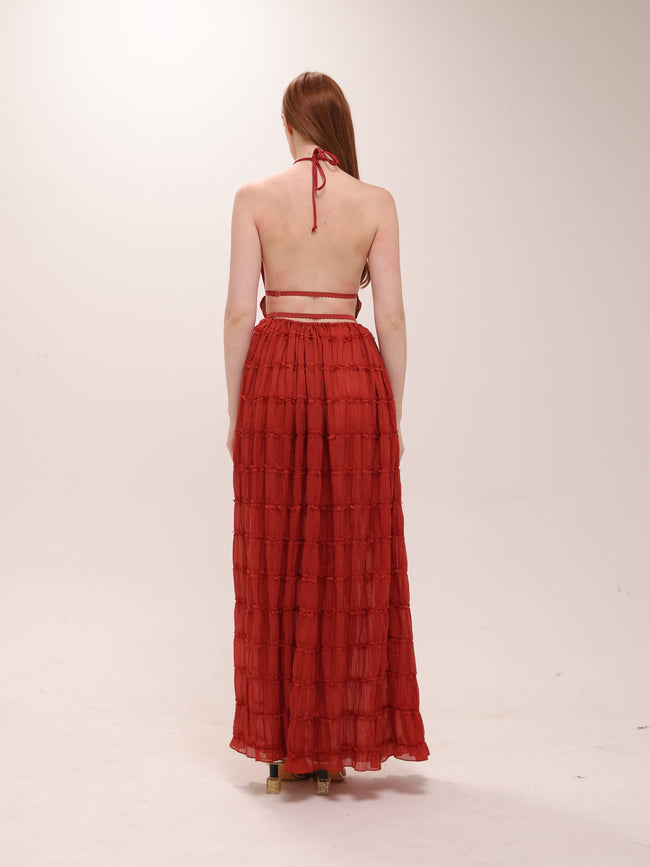 Juliette Halter Set in Red