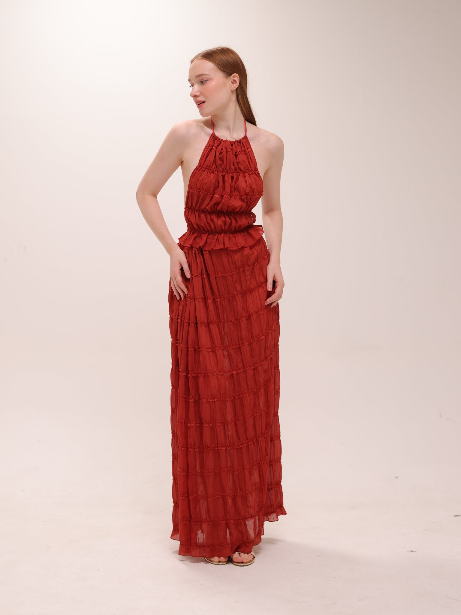 Juliette Halter Set in Red