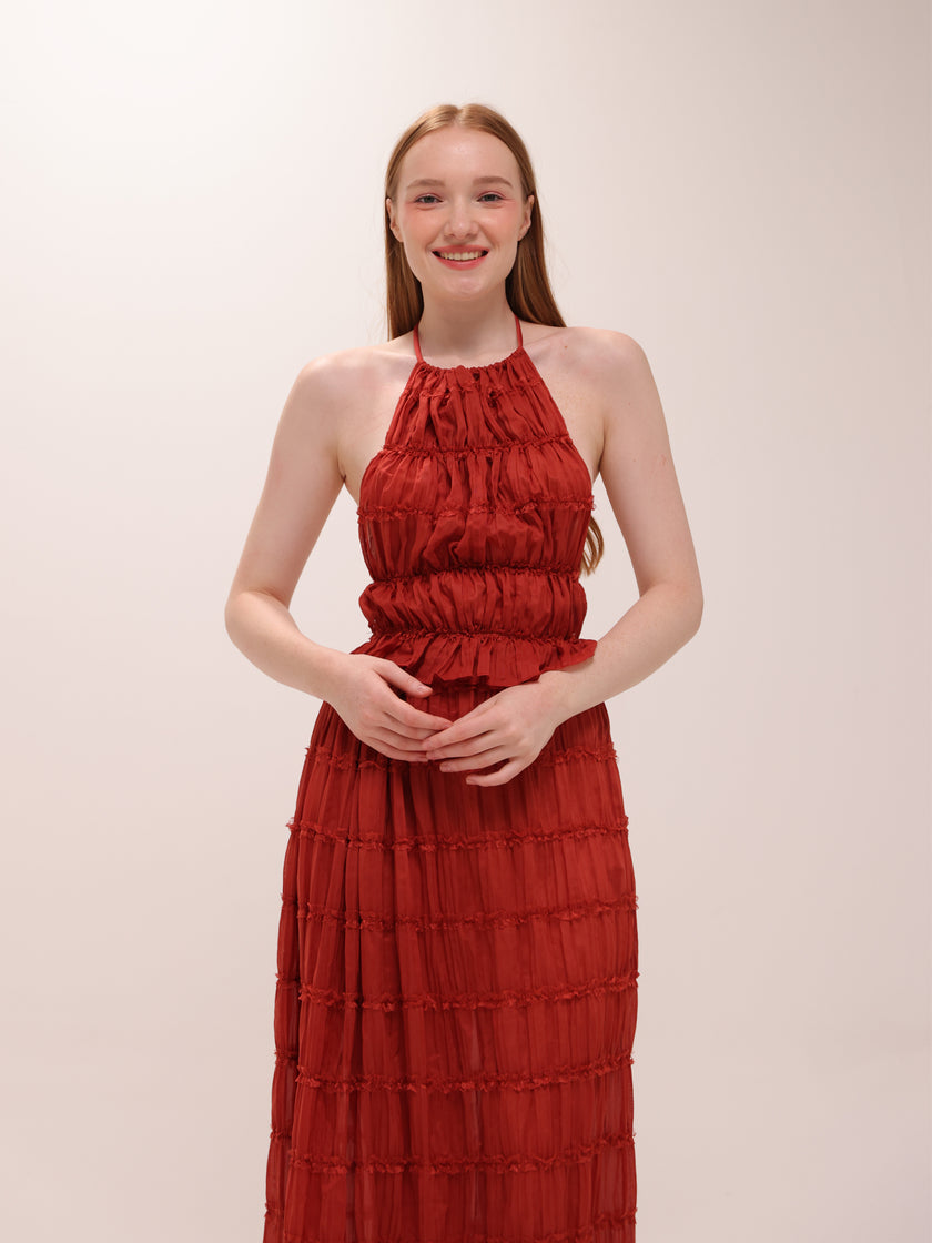 Juliette Halter Set in Red