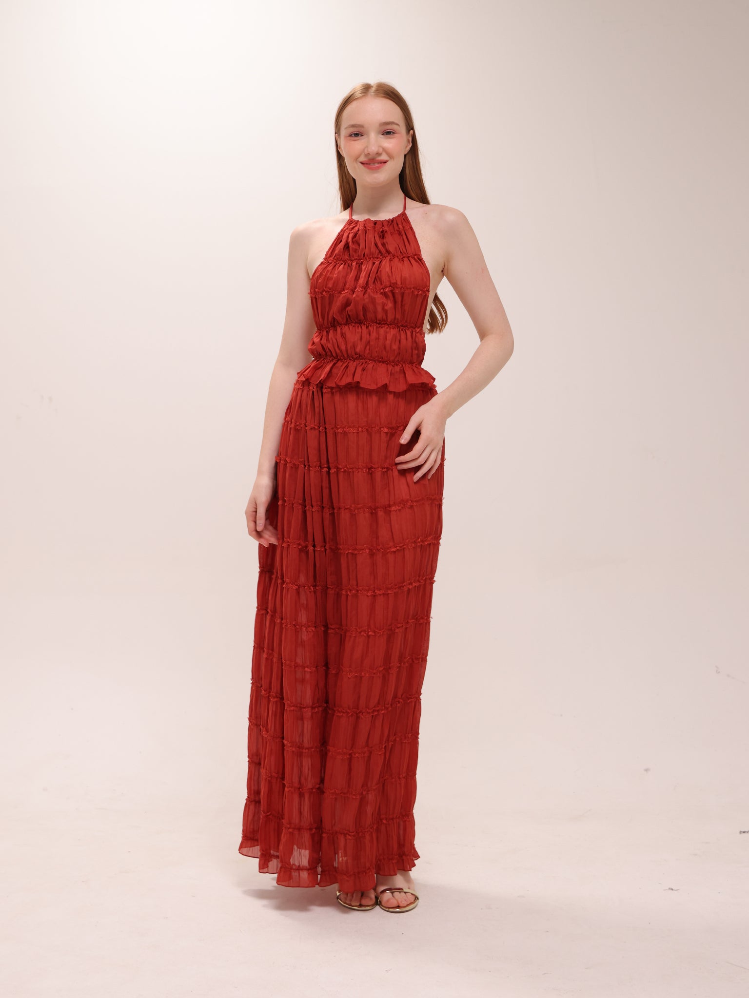 Juliette Halter Set in Red