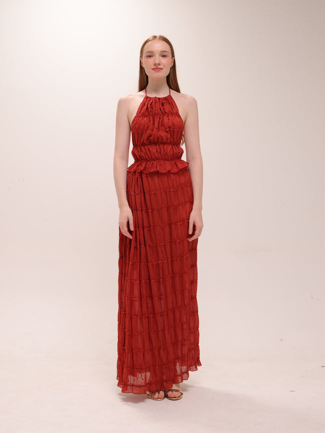 Juliette Halter Set in Red