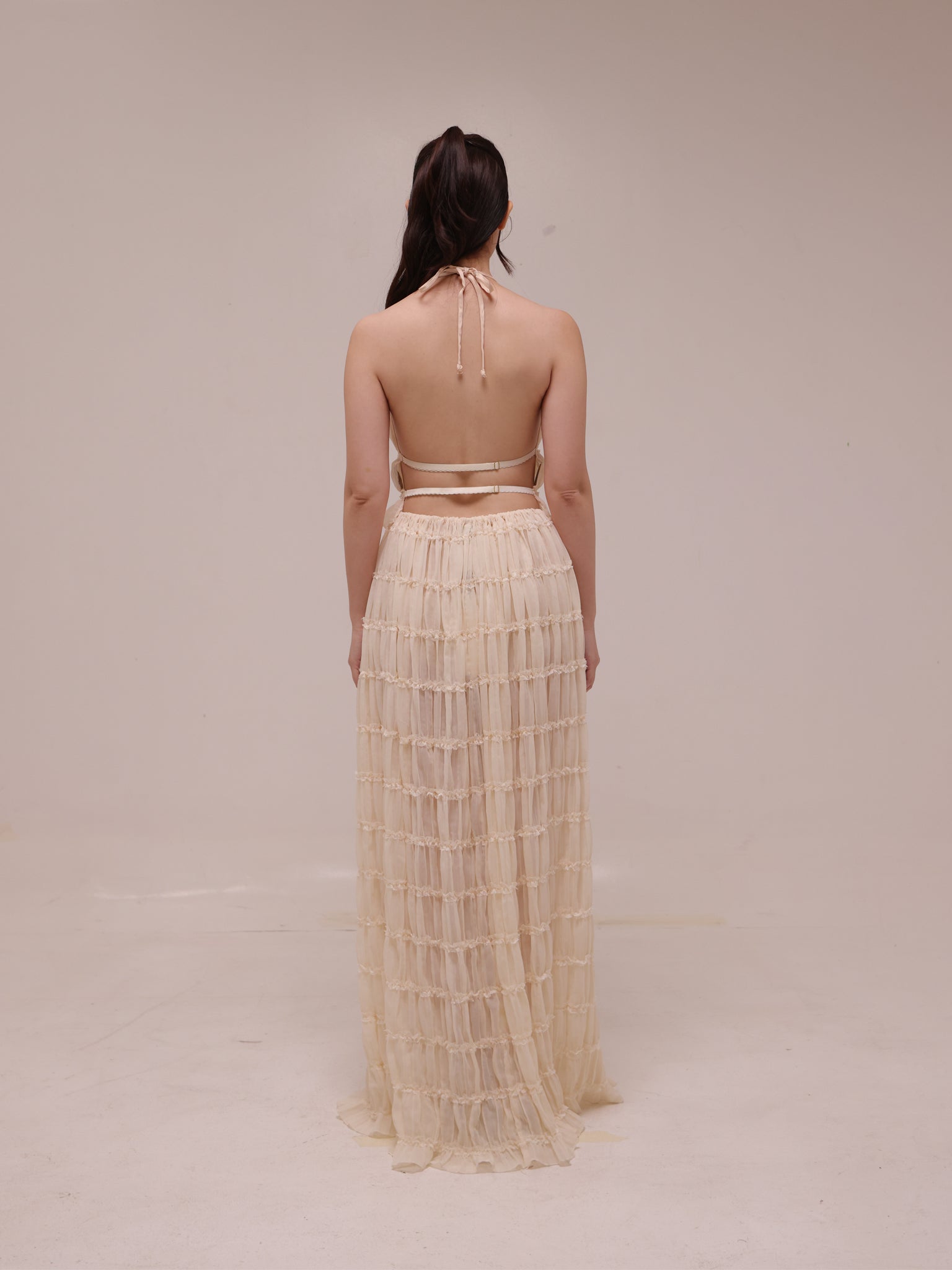Juliette Halter Set in Cream