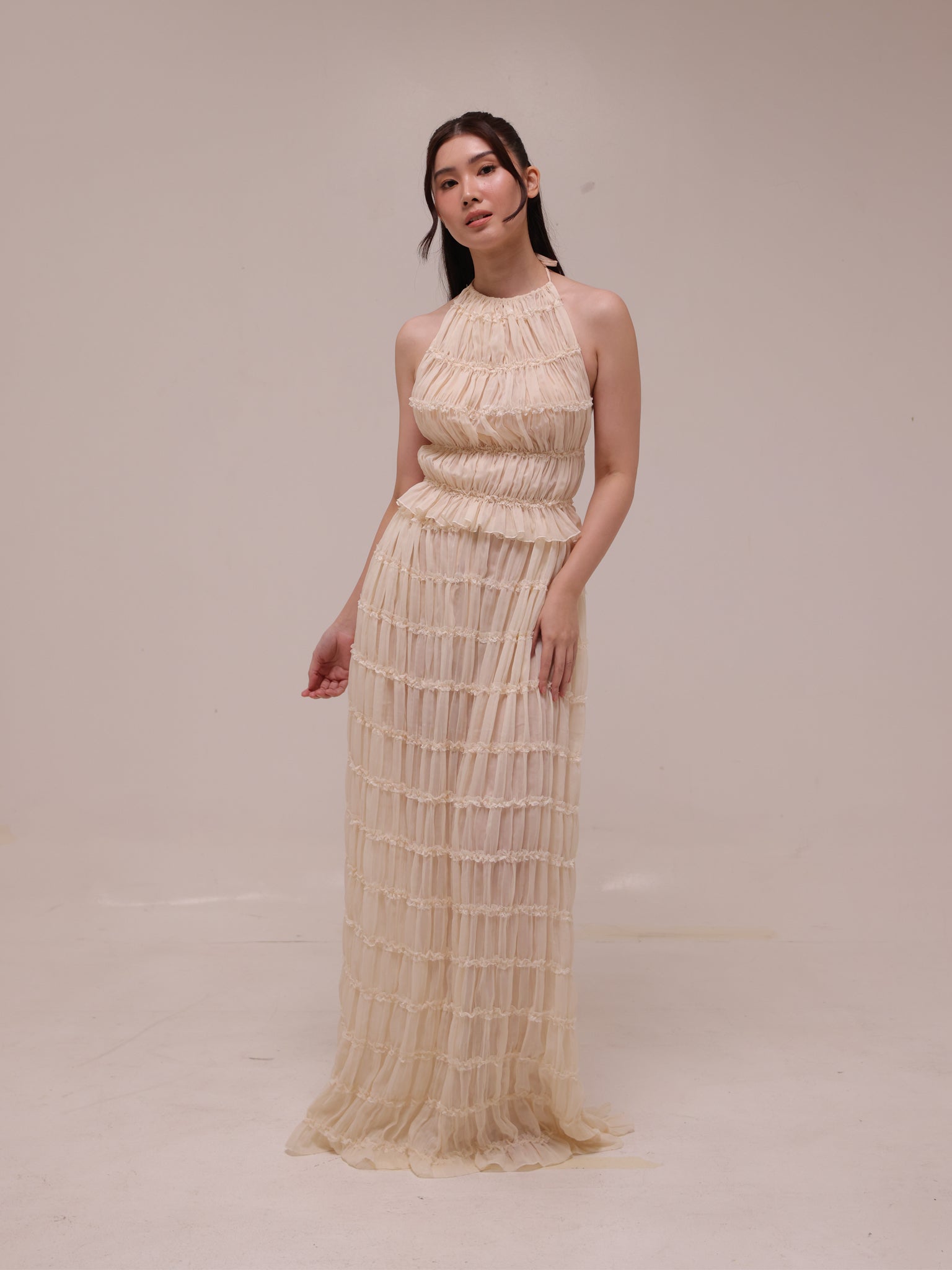 Juliette Halter Set in Cream