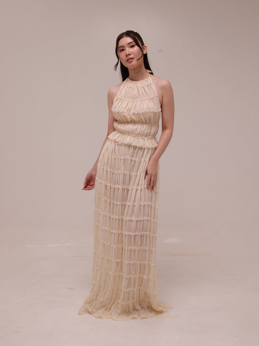 Juliette Halter Set in Cream