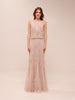 Bead Blouson Long Dress