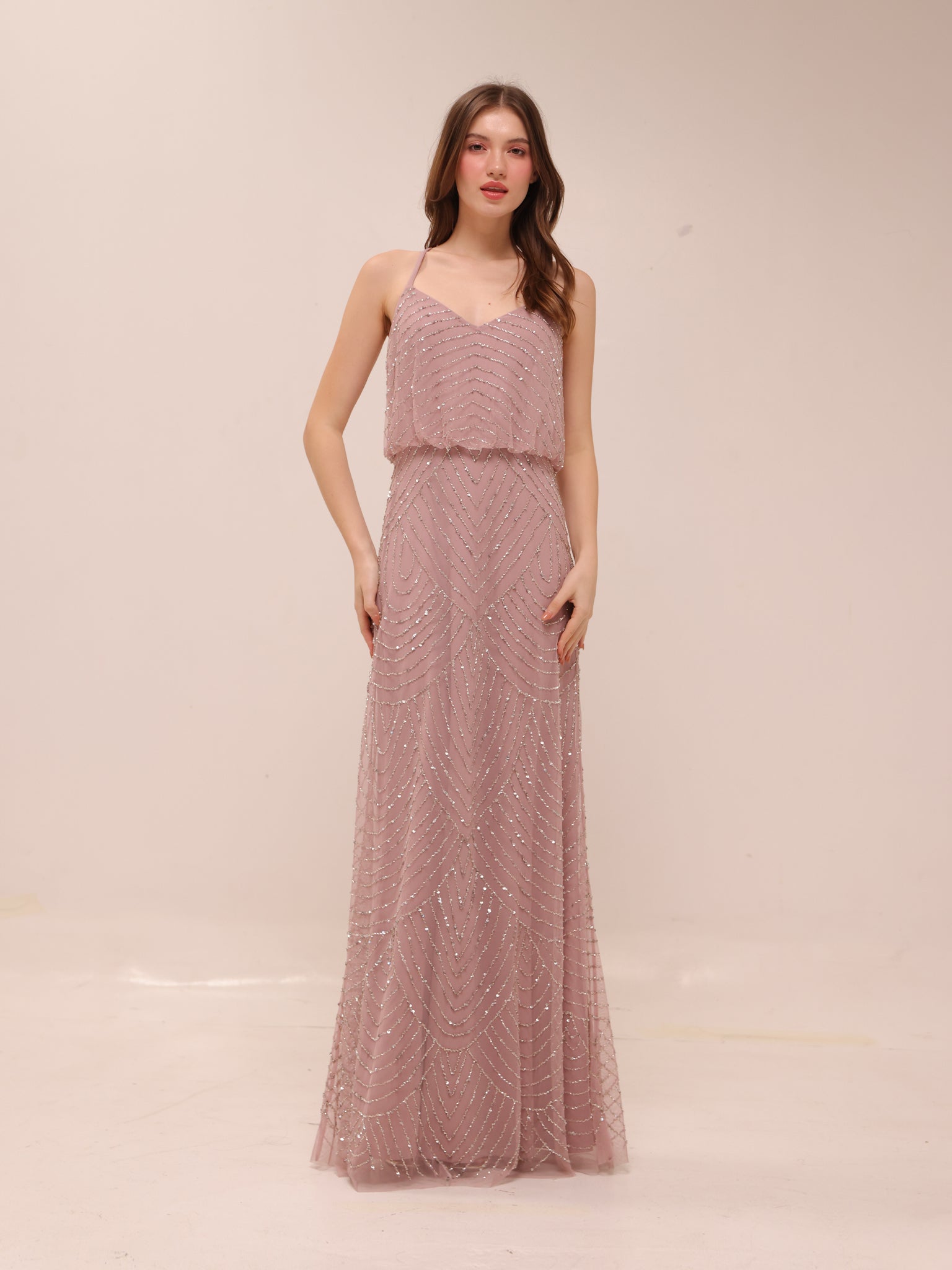 Art Deco Beaded Blouson Gown – rentarela