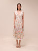 Open-Back Drop-Waist Midi Dress