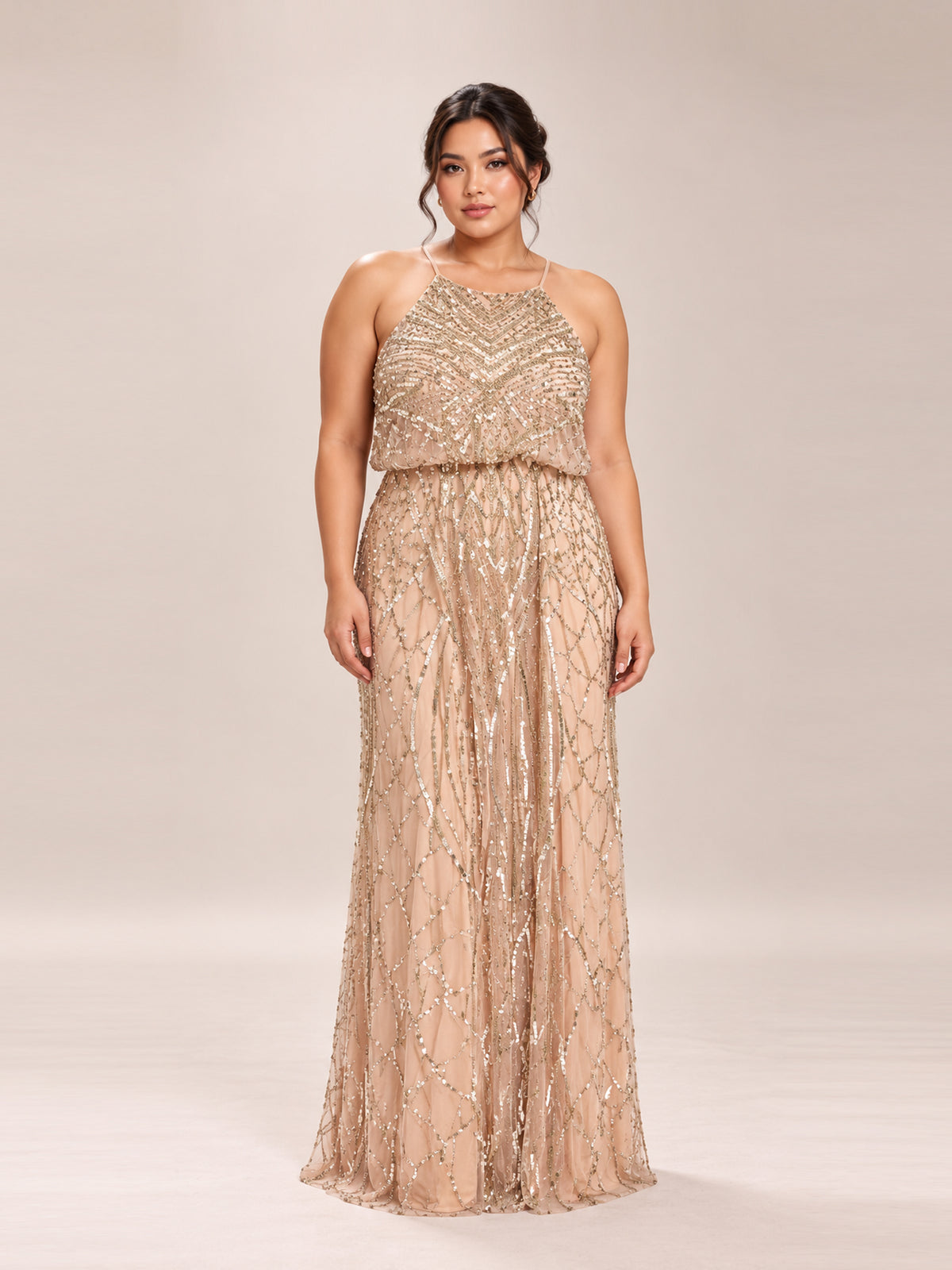 Gilded Romance Gown