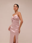 Bow-Detail Dress in Rose