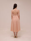 Plain Sleeveless Midi Dress