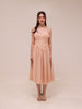 Plain Sleeveless Midi Dress