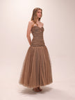 Polka Tulle Gown