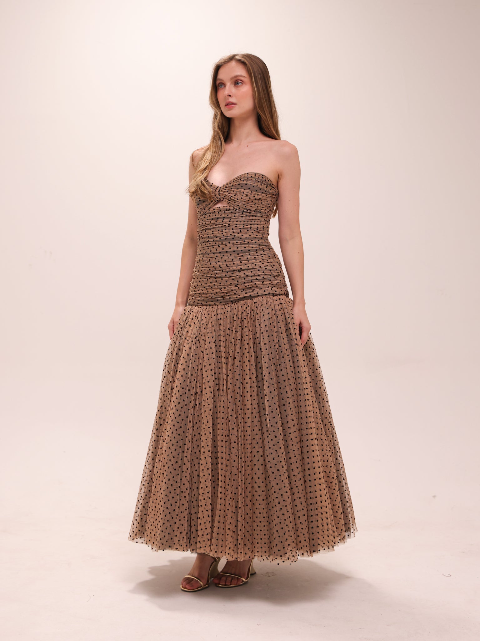 Polka Tulle Gown