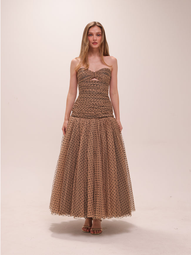 Polka Tulle Gown