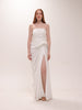 Ruched Slit Dress