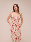 Isabella Ruffle Maxi Dress