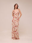 Isabella Ruffle Maxi Dress