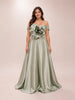 Sage Rosette Gown