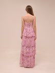 Daytona Pleated Floral Maxi Dress