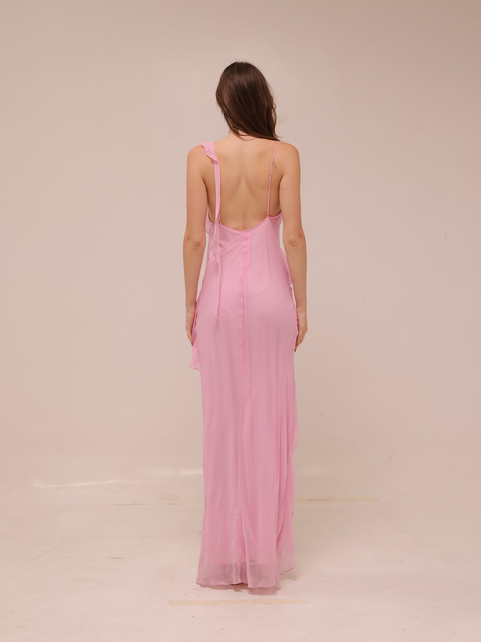 Cassilda Gown in Baby Pink