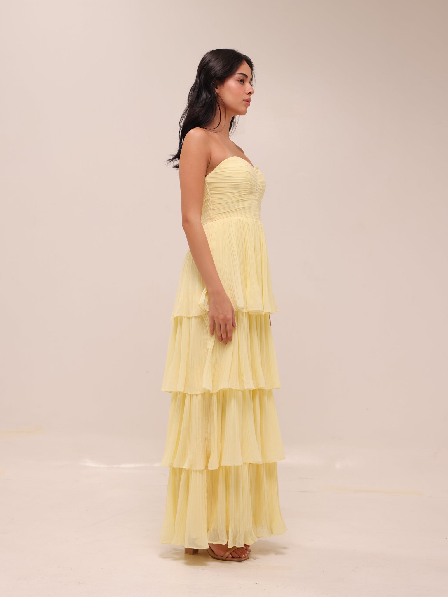 Isla Lemon Maxi Dress Sorbet Dress