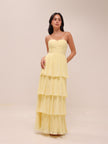 Isla Lemon Maxi Dress Sorbet Dress