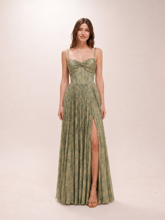 Vesper Dress in Platinum Teal