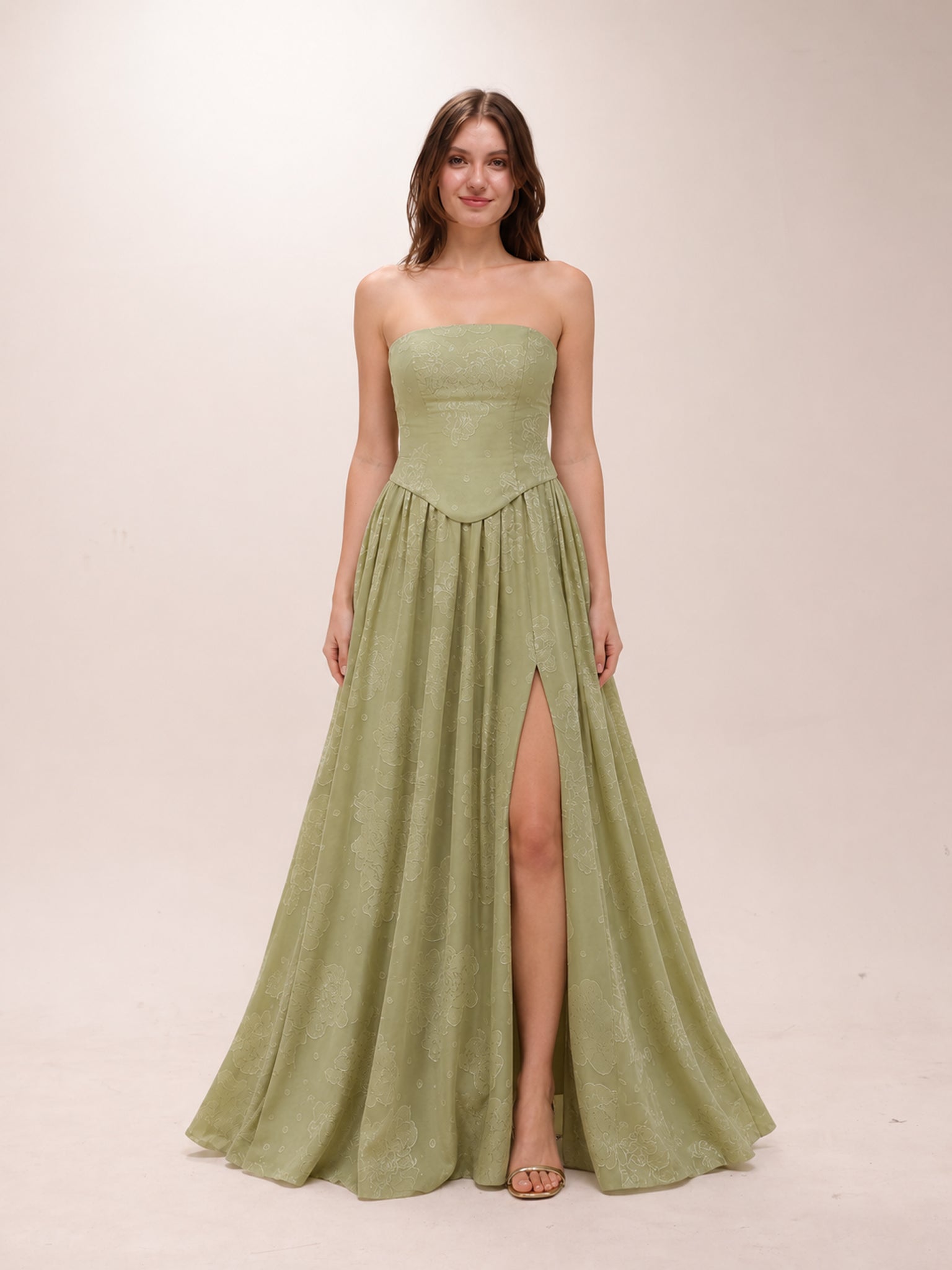 Isaura Dress in Celadon