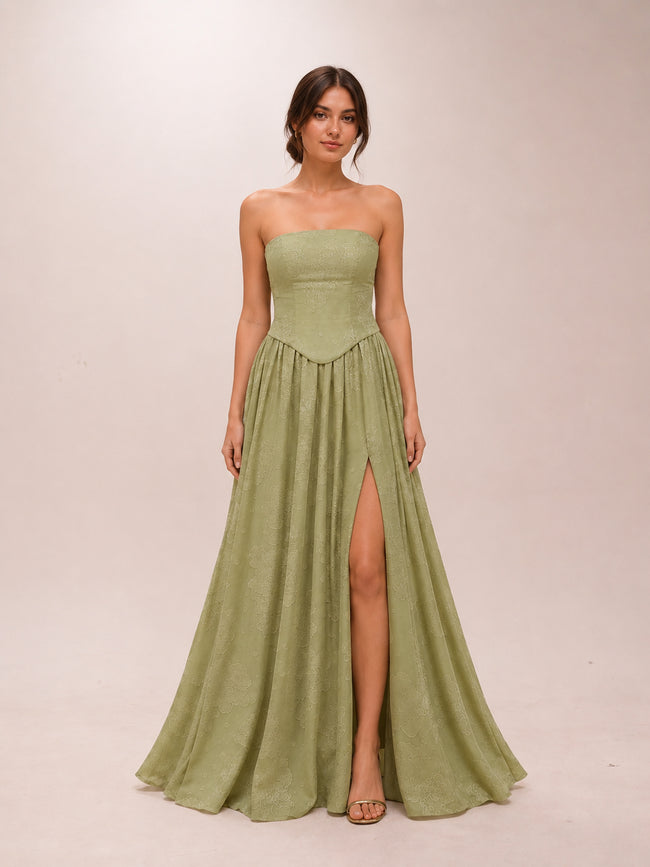 Isaura Dress in Celadon