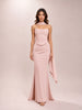 Sorrel Two Piece Powder Pink Mermaid Corset Chiffon Dress