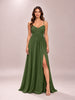 Alia Dress in Olive Green
