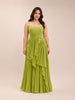 Bashira Dress in Lemon Green