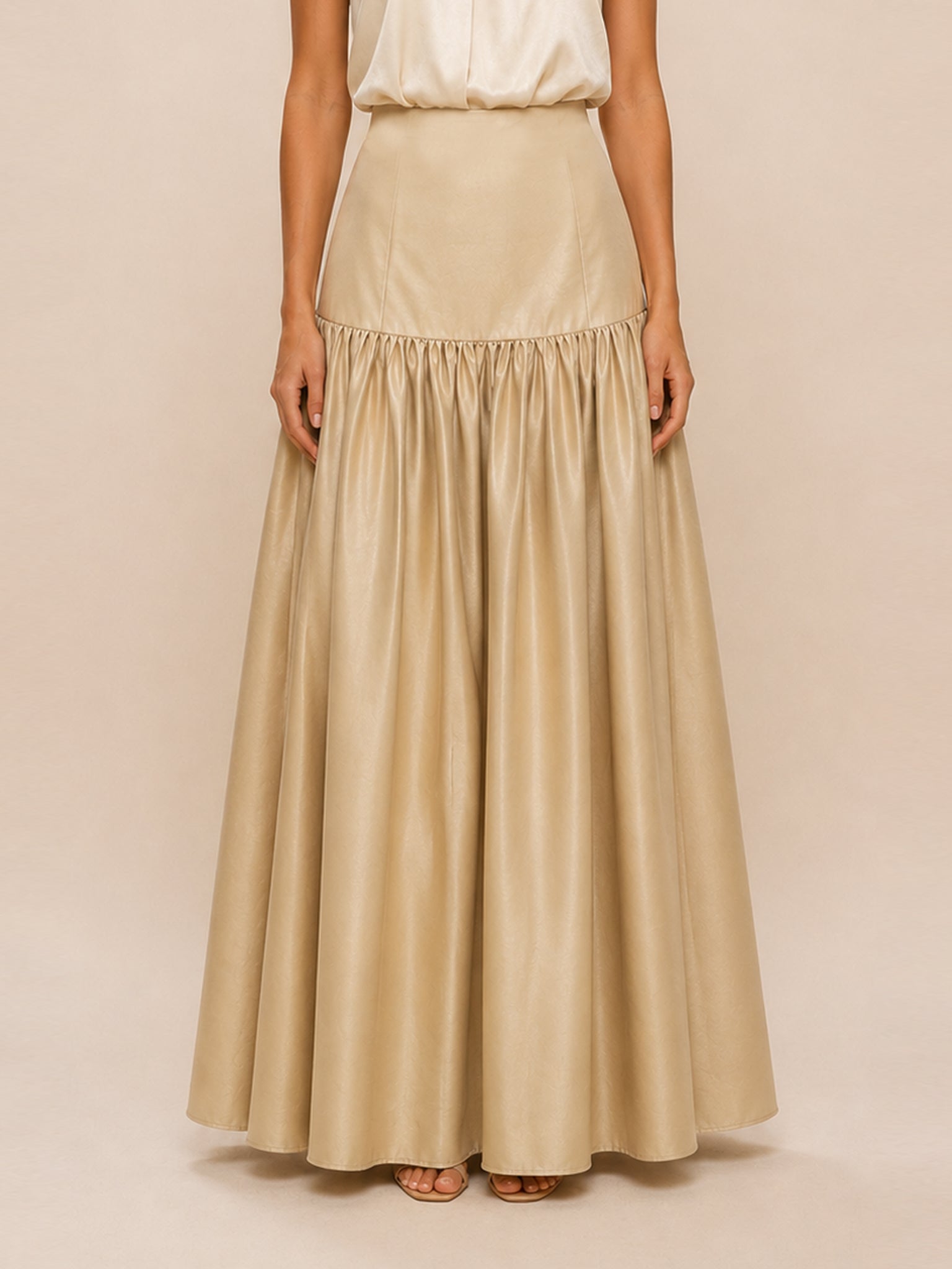 Cream Skirt