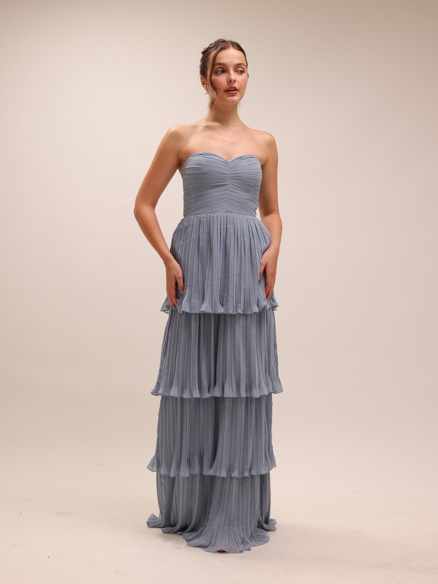 Isla Powder Blue Maxi Dress