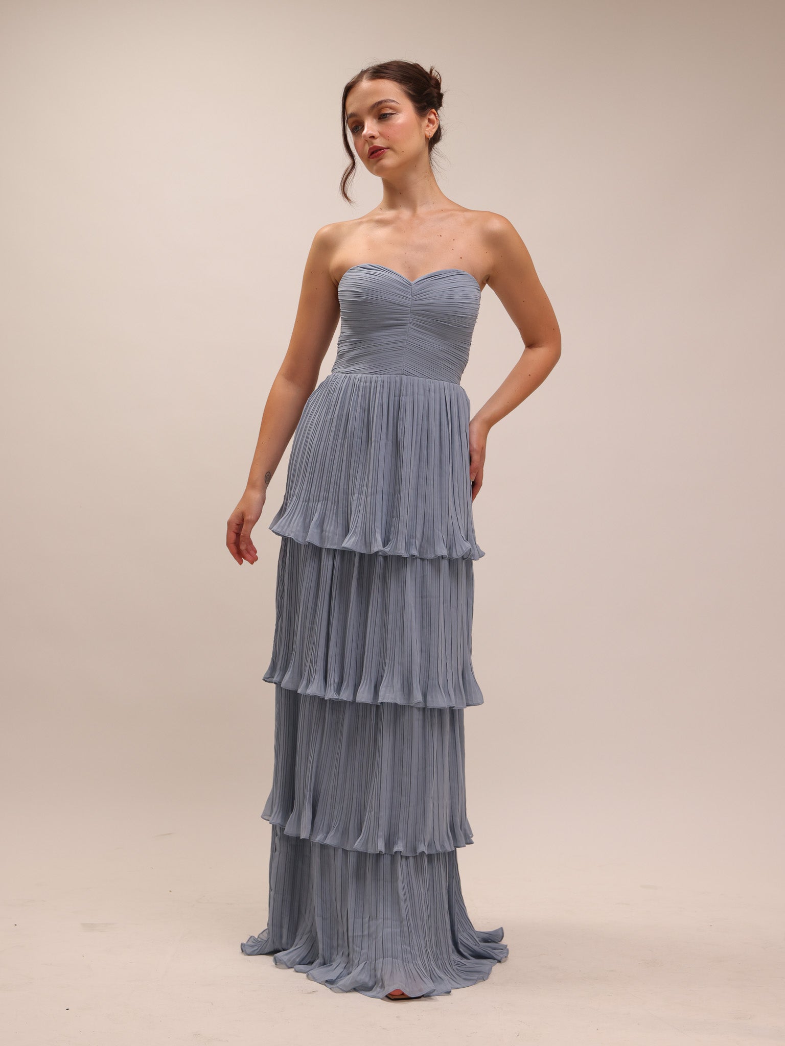 Isla Powder Blue Maxi Dress