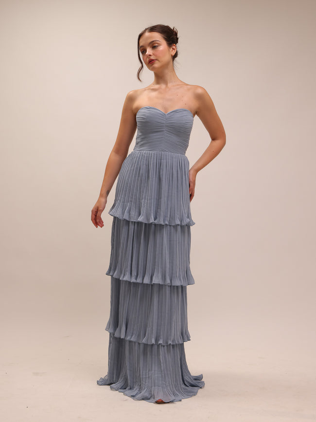 Isla Powder Blue Maxi Dress