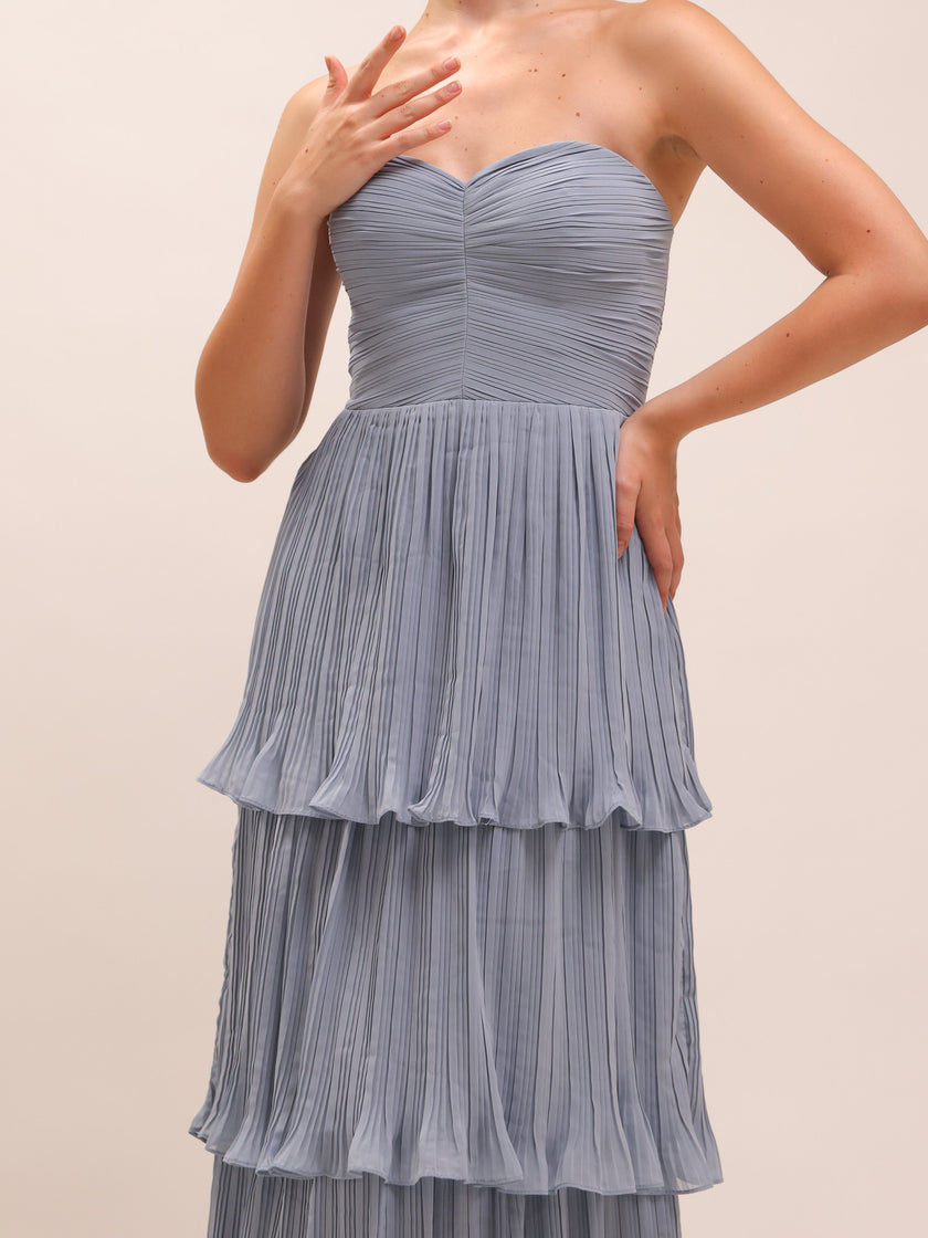 Isla Powder Blue Maxi Dress