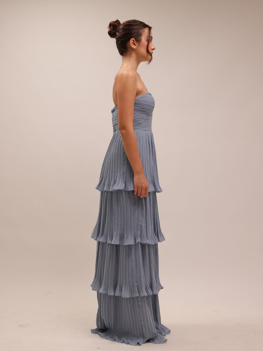 Isla Powder Blue Maxi Dress