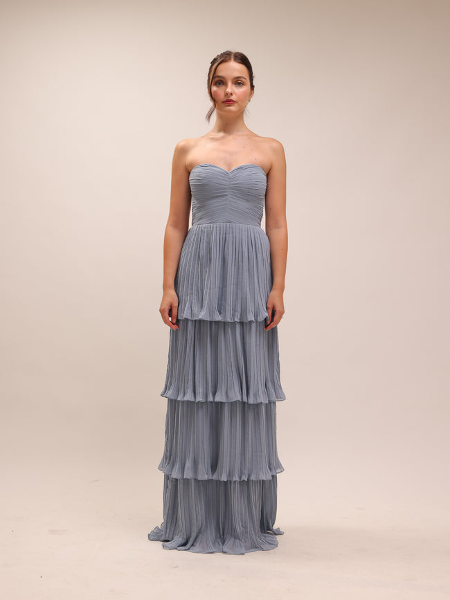 Isla Powder Blue Maxi Dress