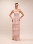 Isla Powder Pink Maxi Dress
