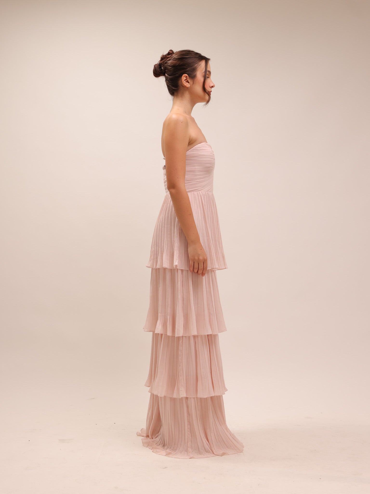 Isla Powder Pink Maxi Dress