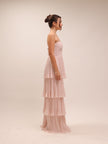 Isla Powder Pink Maxi Dress