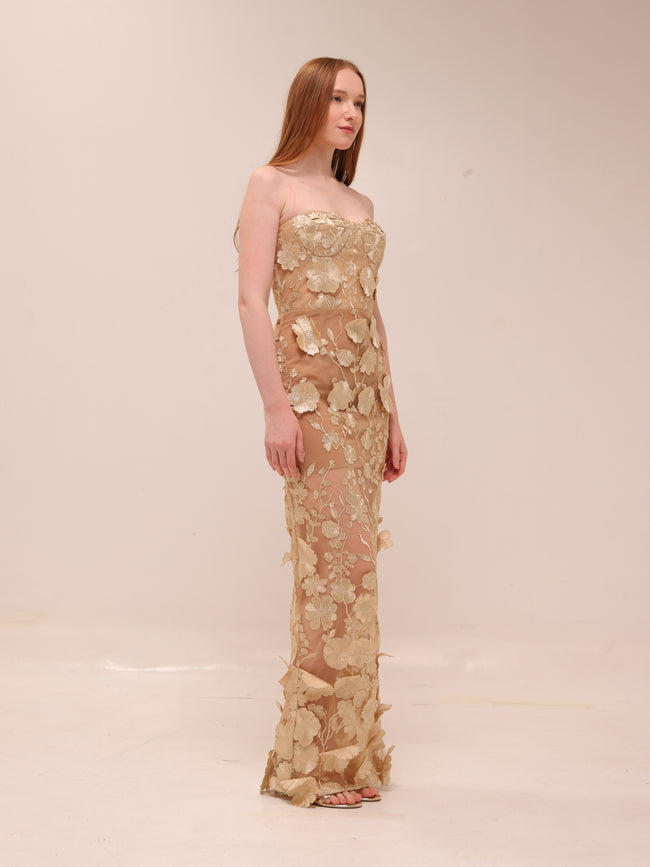Jasmine Column Gown
