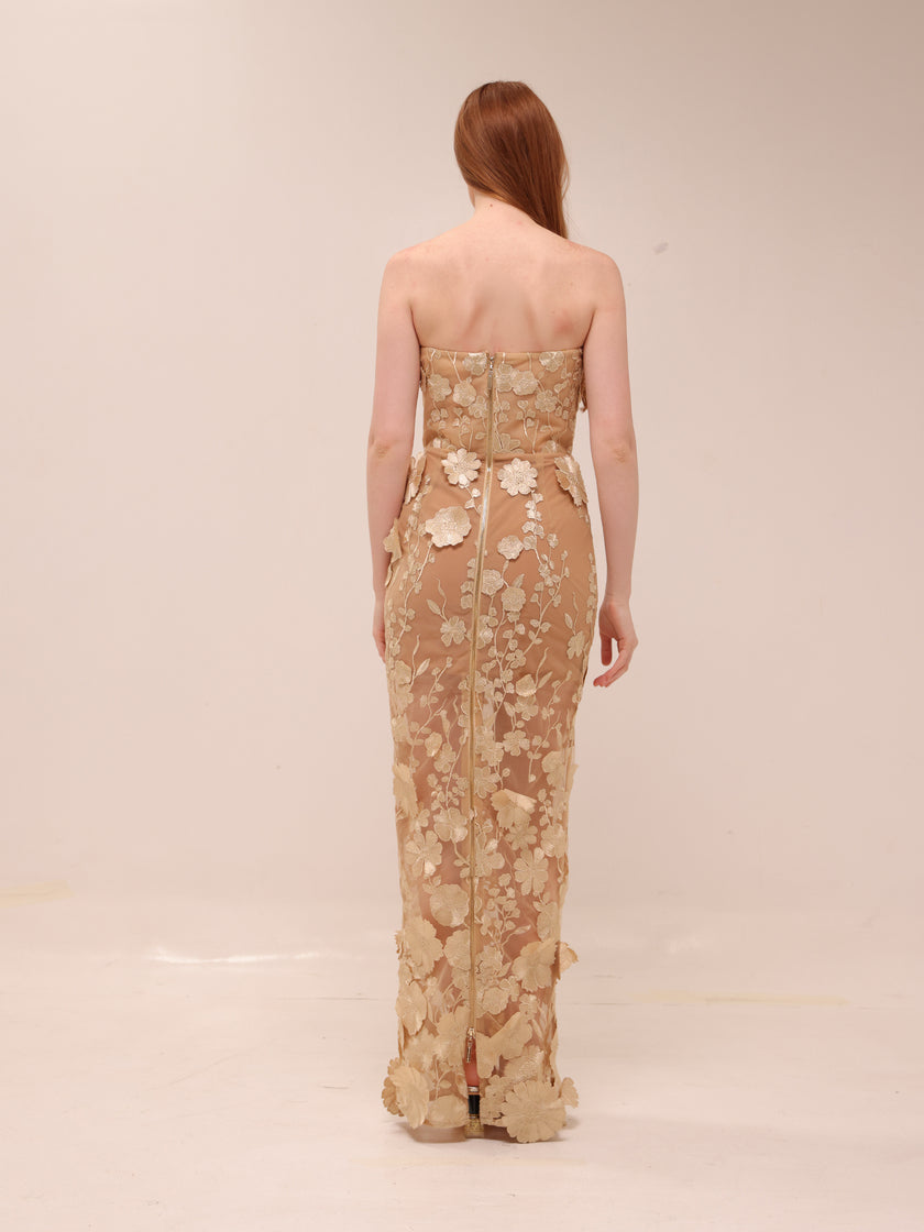 Jasmine Column Gown