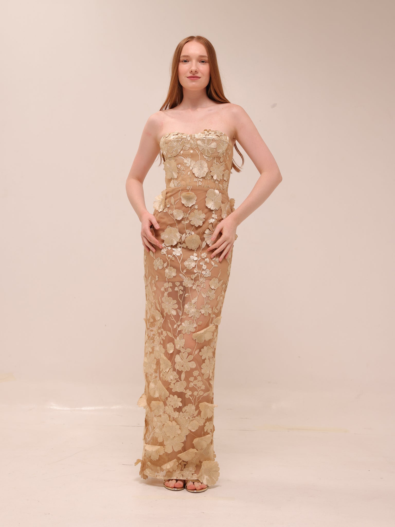 Jasmine Column Gown